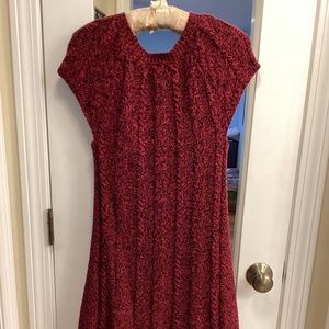 Red Sweater Dress